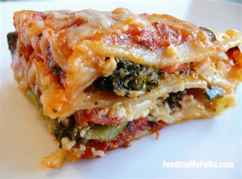 Vegetable Lasagna   Feeding My Folks