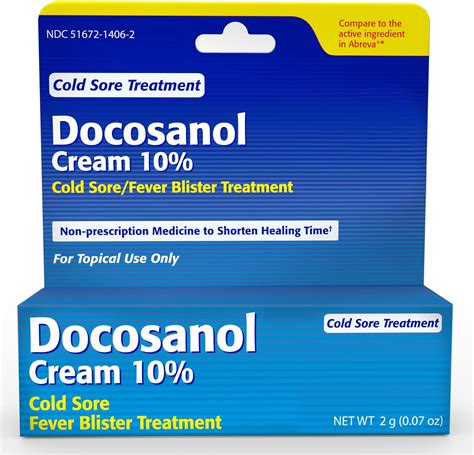 Amazon.com: Taro Cold Sore & Fever Blister Treatment - Fast-Acting Docosanol 10% Cream - Cold ...