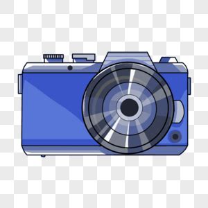 卡通蓝色相机插图元素素材下载-正版素材401356243-摄图网