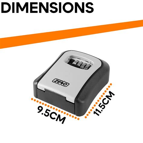 Buy ZENO Waterproof Key Safe Wall Mounted Lockbox Combination Key Lock ...