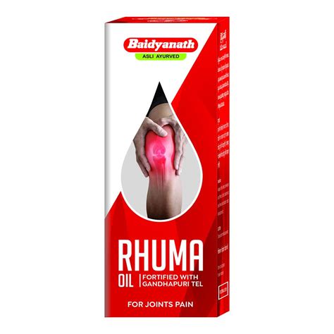Baidyanath Rhuma Oil 100 ml | Joint Pain Support | Ayurvedic Massage ...