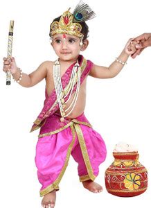 Raj Fancy Dresses Raj Fancy Dresses Krishna Dress for Kids 3 Year ...