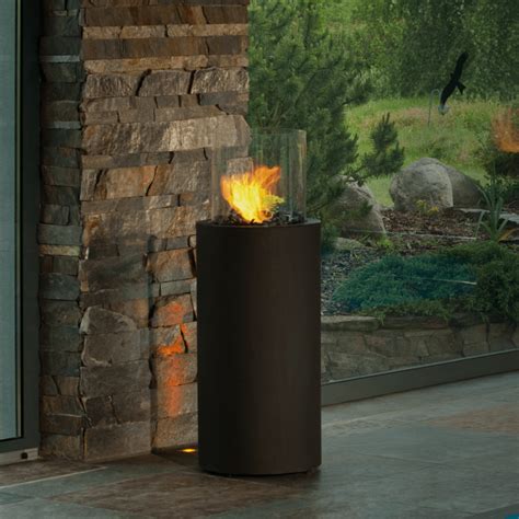 Totem Column Bioethanol Indoor Outdoor Fireplace by Planika | Spacio