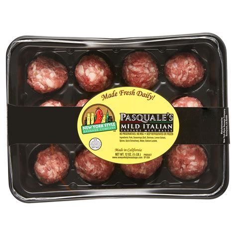 Pasquale's Mild Italian Sausage Meatballs-Main