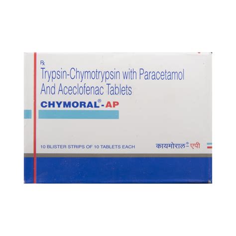 Chymoral-AP Tablets - Uses, Side Effects, Price, and Dosage Information ...
