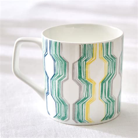 Buy Corsica Mandarin Set of 6 Bone China Print Mugs - 230ml from ...