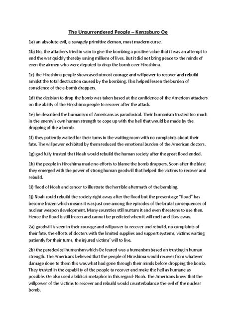 The Unsurrendered People - 1b) No, the attackers tried in vain to give ...