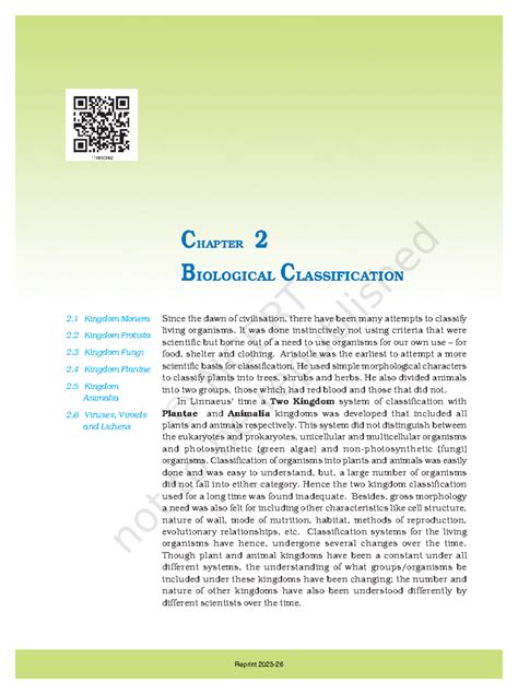 Kebo102 - Final Exam Notes on Biological Classification in Biology ...