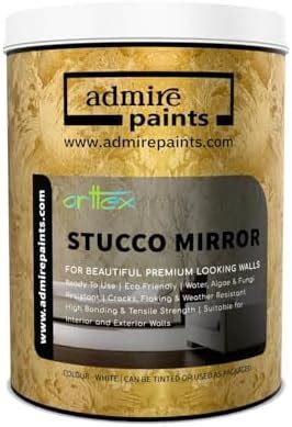 Nerolac Excel Mica Marble Acrylic Texture Emulsion Paint (White, 1 LTR ...