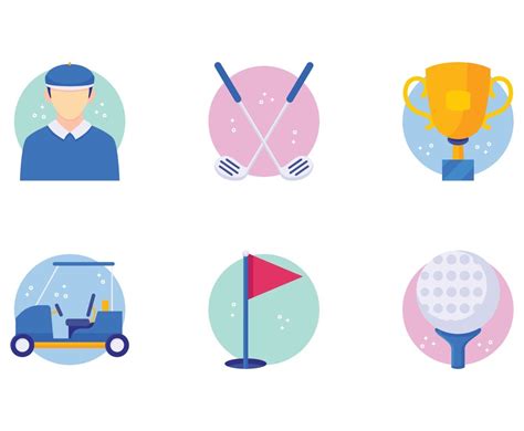 Golf Icon Color 的图像结果