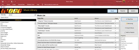 Image result for Music App Library Example