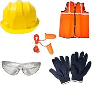 Samrat Safety Goggles, Cotton Gloves, Ear plugs, Reflective Jacket PPE ...