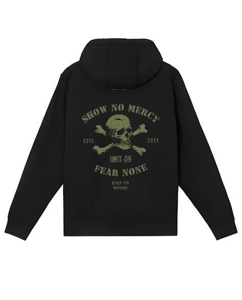 No Mercy Zipper Hoodie Exclusive at Deployed