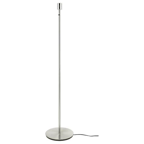 SKAFTET Floor lamp base, nickel-plated - IKEA