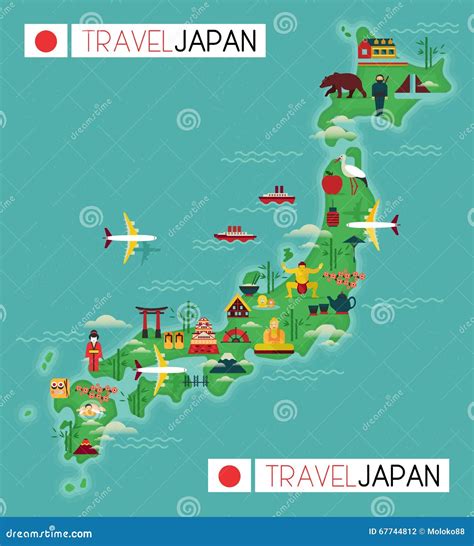 Travel Map Of Japan - CYNDIIMENNA