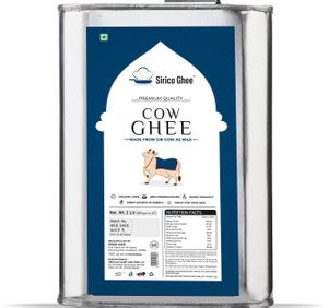 Sirico Ghee PURE A2 GIR COW GHEE Traditional Curd Churned Lab Tested ...