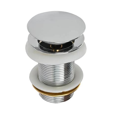 Fossa 3" Inch Brass Pop Up Waste Coupling with Smooth Push Button,Waste ...