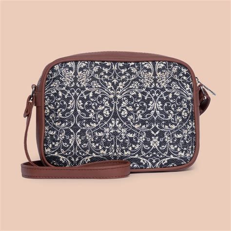 Lattice Lace Sling Bag