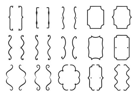 Different brackets set vector illustration | Premium AI-generated vector