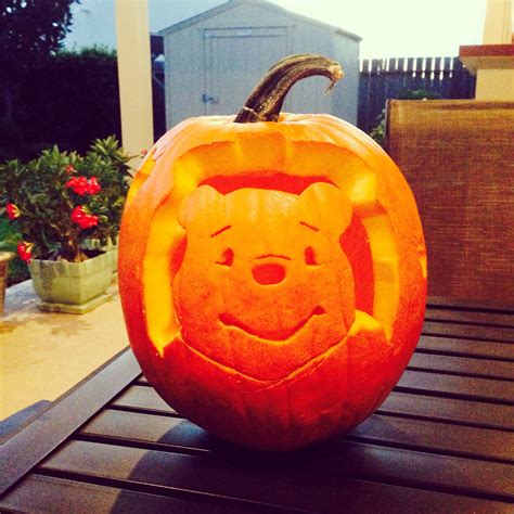 Pooh Bear Pumpkin Carving Templates