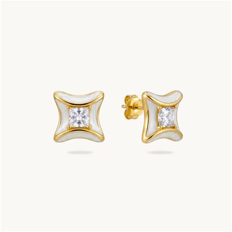 Velour Earrings - 18K Gold plated – Elinor Jewels