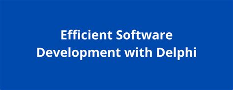 Delphi Software 的图像结果