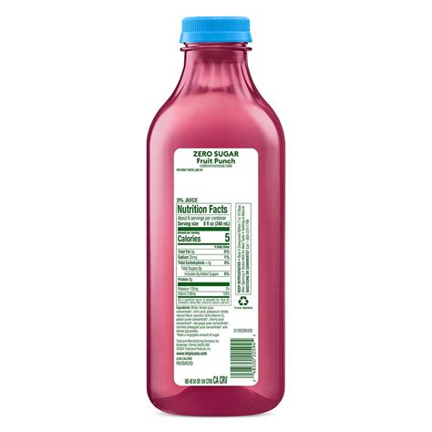 Tropicana Zero Sugar - Fruit Punch - Shop Juice at H-E-B