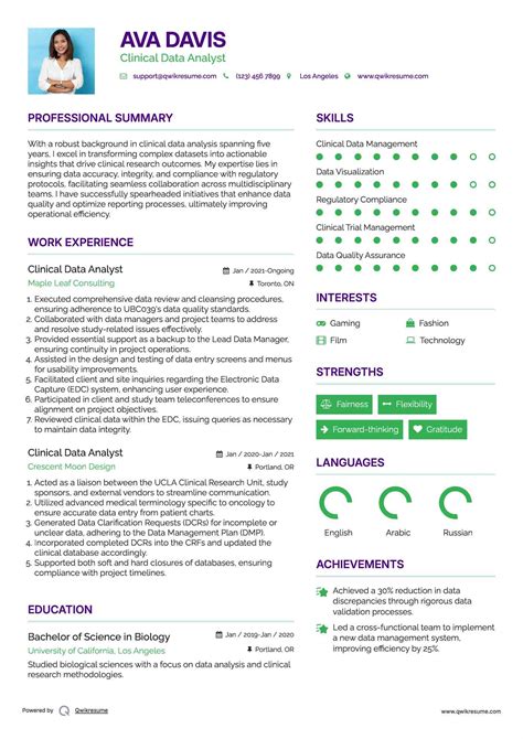 10+ Clinical Data Analyst Resume Samples & Templates for 2025