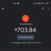 PVR Cinemas — Money paid but tickets not confirmed