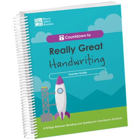 Countdown Handwriting Printed Teacher Guides | Really Great Reading