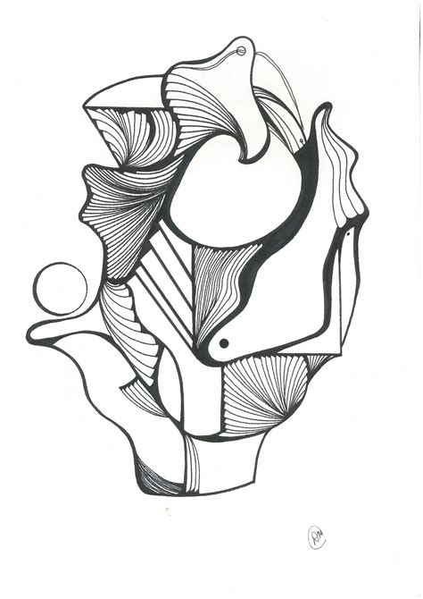 Abstract Pencil Art