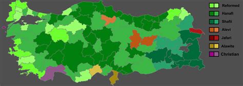 NINE REALMS : Religious Map of Turkey by 2120 : r/AlternateHistory