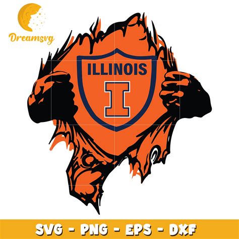 Illinois Fighting Illini Mascot SVG Design for Enthusiasts – DreamSVG Store