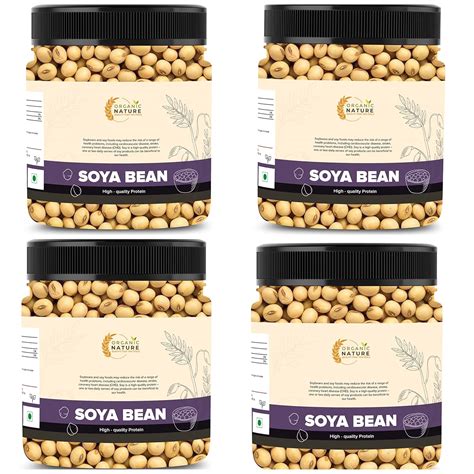 Organic Nature Soya Bean Seeds | Soyabean Dana | Protein & Natural 250 ...