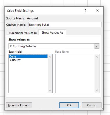 Image result for Excel Pivot Running Total