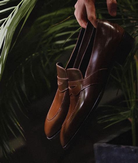 Brown Leather Tavira Slip On Penny Loafers - AW24 – Costoso Italiano