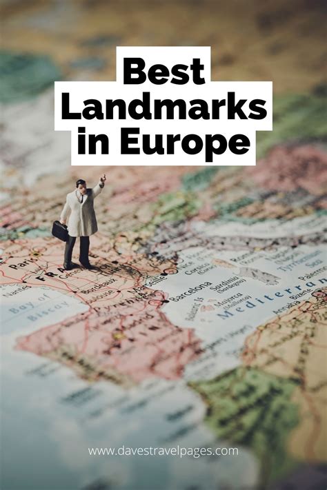 Europe World Map with Landmarks 的图像结果