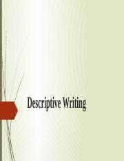 Image result for Descriptive Composition