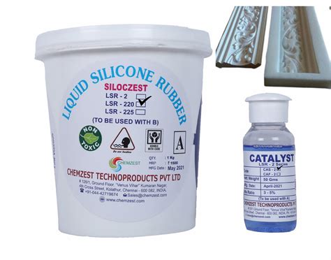 SILOCZEST Liquid Silicone Rubber-Lsr 220 (Slow) Molding Grade (1 ...