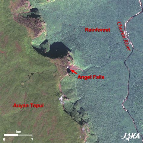 Angel Falls: The World’s Highest Waterfall | 2010 | JAXA Earth Observation Research Center (EORC)