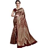 Buy peacock fashion Women's Woven Art Silk Saree With unstiched blouse ...