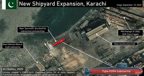 Pakistan's New Type-039B AIP Submarines: Image Shows Shipyard Expansion ...