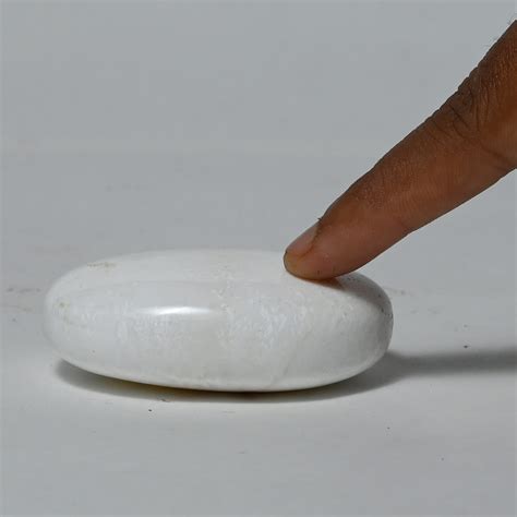 Scolecite Crystal Palm Stone by Witch Way Out – Witch Way Out IN