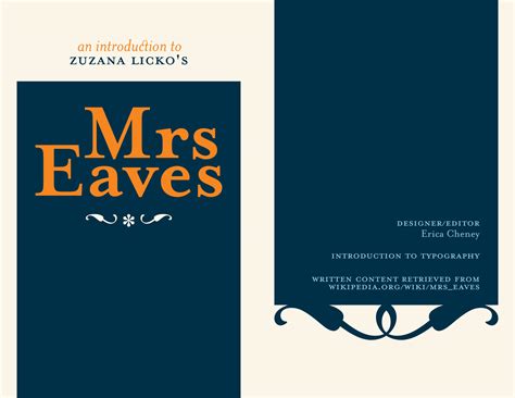 Mrs Eaves Font Family on Behance