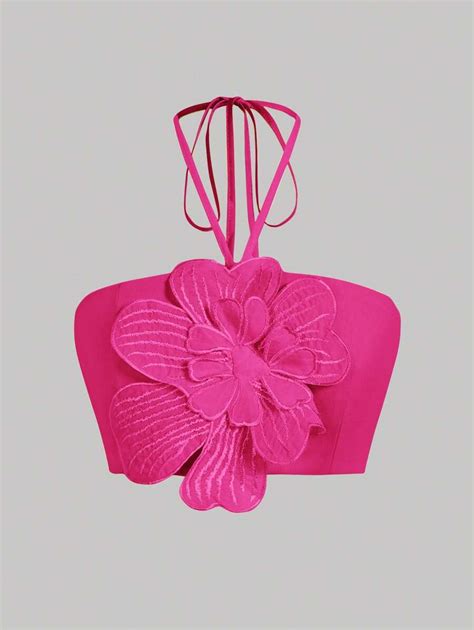 Aveloria Rosie Women's Summer Solid Color Exaggerated 3D Flower ...