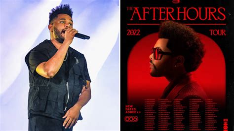 The Weeknd Announces New Dates For After Hours Tour In 2022 - Capital