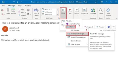 How To Unsend An Email In Outlook?