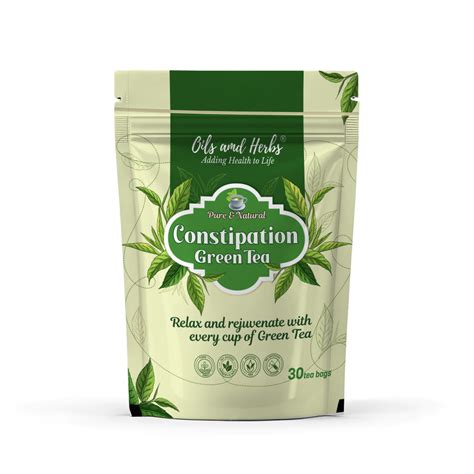 Constipation Senna Green Tea - Oils and Herbs UK