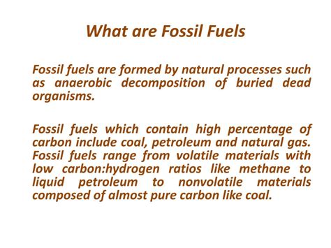 Image result for Explain Fossil Fuels