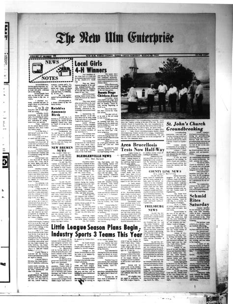 New Ulm Journal Archives at Ruth Schreiner blog